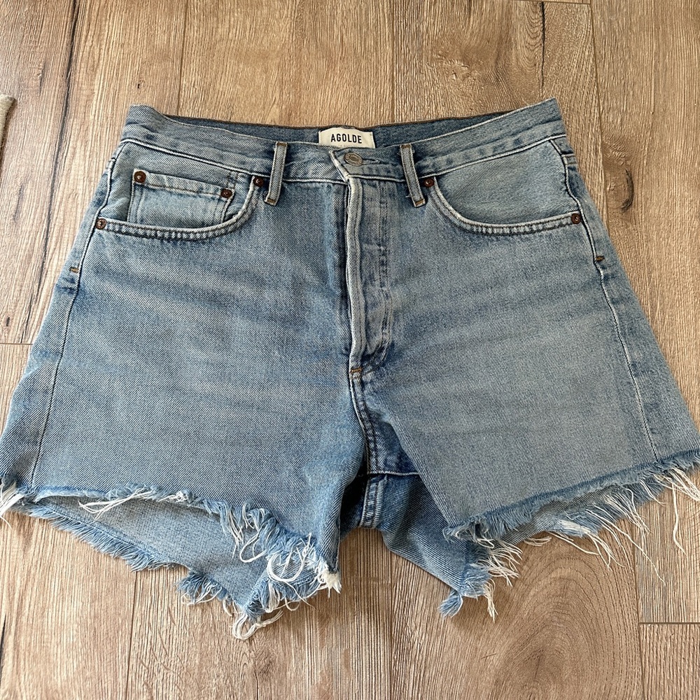 Agolde Reese High waisted shorts size 27